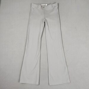 Betabrand Dress Yoga Pants Small Gray Flare Leg Stretch Career Office 30 Inseam